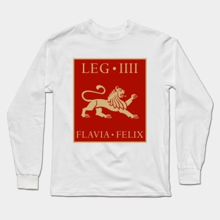 Standard of Legio IV Flavia Felix - Imperial Roman Army Long Sleeve T-Shirt